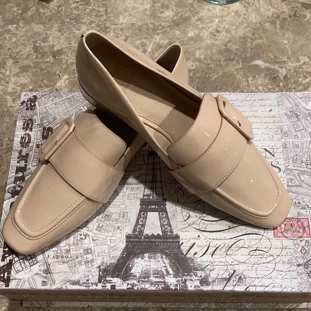 Tan Loafer style shoes NWT